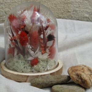 Petite cloche fleurie "Margot"