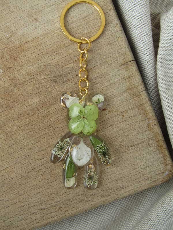 Porte-clé ourson "Eugénie"