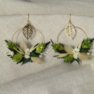 Grandes boucles d'oreille rondes "Joséphine"