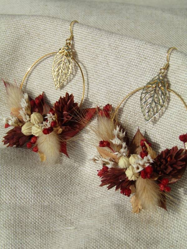 Grandes boucles d'oreille rondes "Victoire" – Image 2