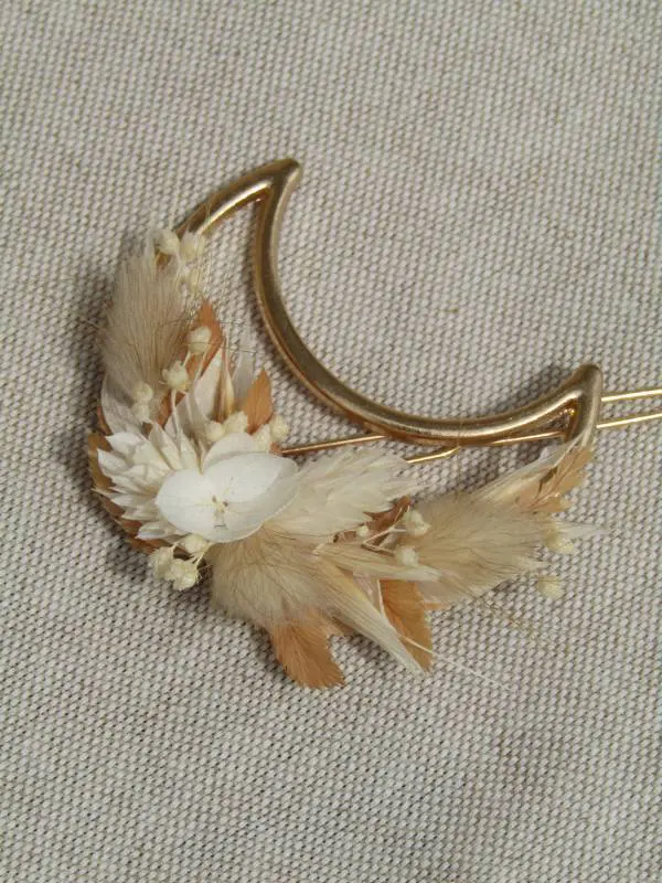 Barrette lune "Adelaide"